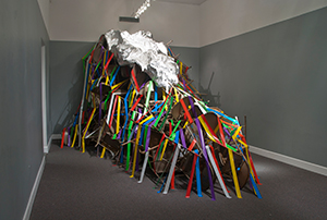 installation at Wright Museum of Art in Beloit, Wisconsin